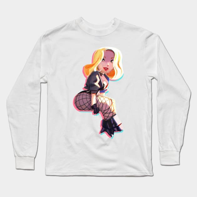 black canary Long Sleeve T-Shirt by Ahmad_raf